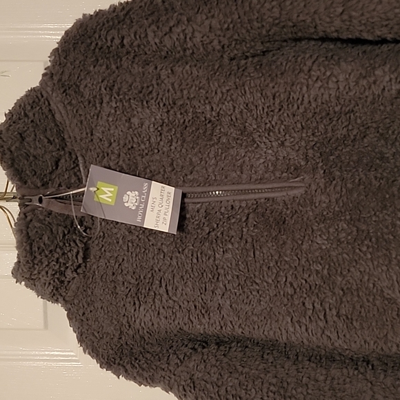 Mens medium fleece zipper pullover - Picture 2 of 2